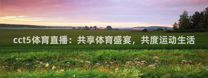 cct5体育直播：共享体育盛宴，共度运动生活